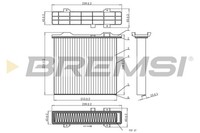 Bremsi Innenraumfilter Aktivkohlefilter FüR Mitsubishi Pajero Iv V80 V90 3.2