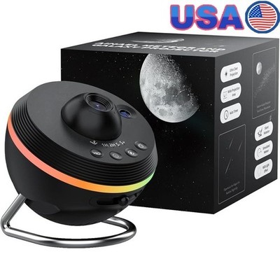 Home Planetarium Star Projector Galaxy Light W/ Meteor Effects Night Lamp New