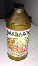 BARBAROSSA CONE TOP BEER CAN RED TOP BREWING ...