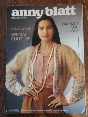 Anny Blatt Wolle Nr. 116 Zeitschrift Frühjahr/Sommer 1990 Vintage viele Fotos - Bild 1 von 4