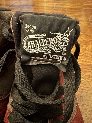 Vans Caballero Original 1989 Model Made In the USA Vintage