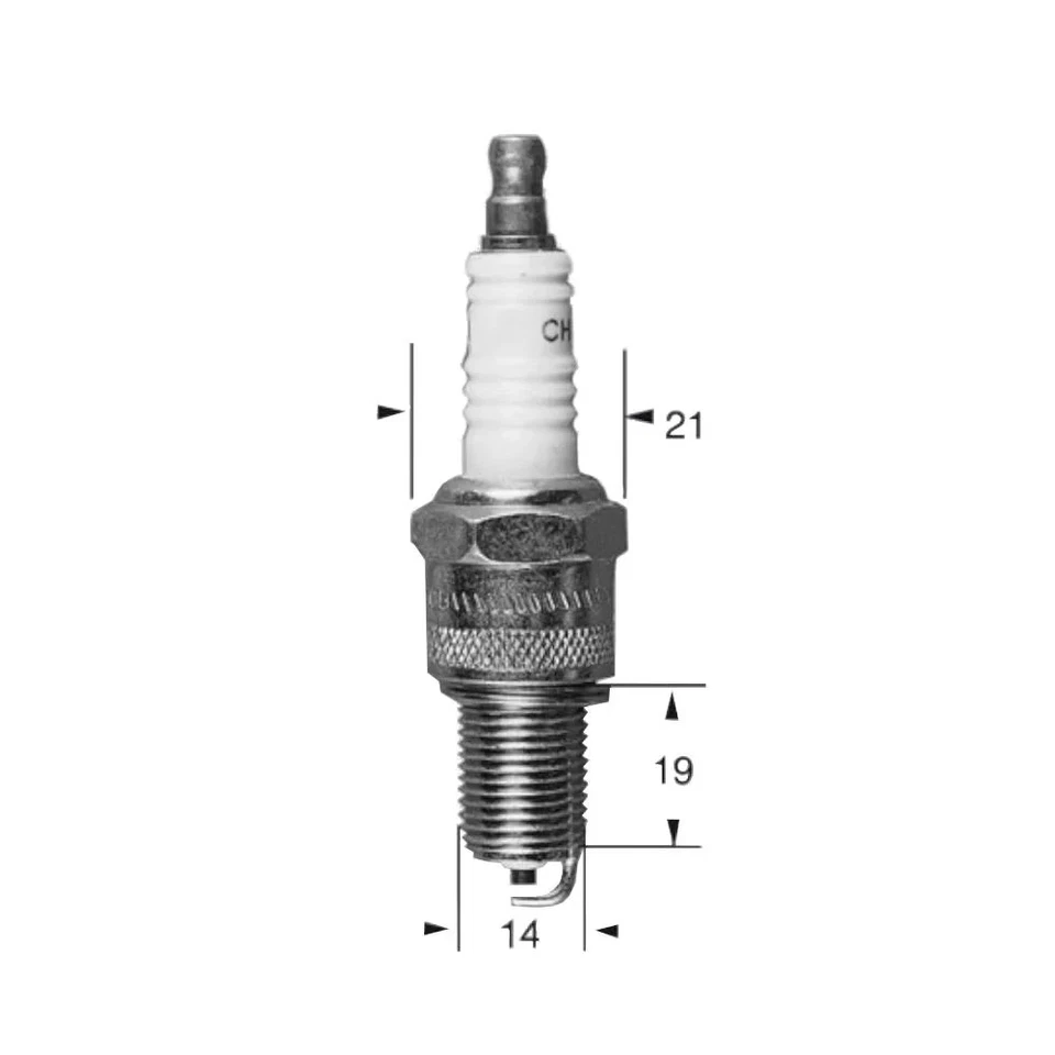 Bougie N7YC Ø14mm Culot: 19mm Equivalence BP7ES - Photo 1/1