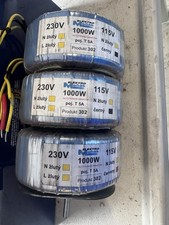 New Toroidal Step down 3 phase Transformer 230v to 115v