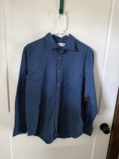 Old Navy Everyday Shirt Mens Small Regular Fit  Blue Built-In Flex Button Down