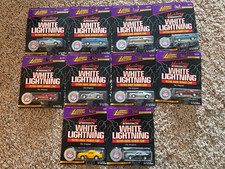 Ultra Rare Set of 10 - Johnny Lightning - Mustang Classics - White Lightning
