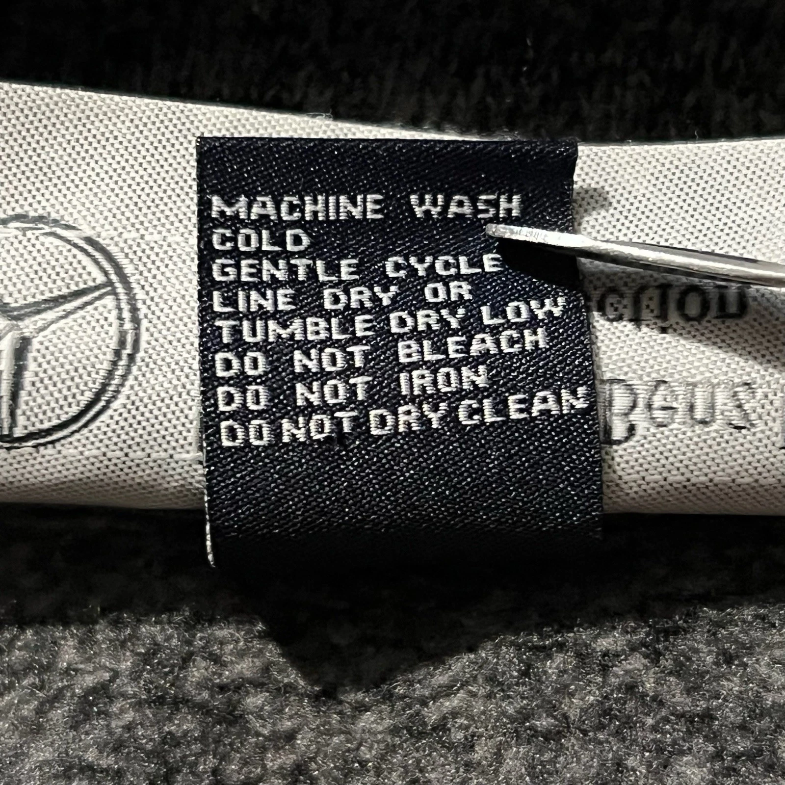 Mercedes-Benz Racing Fleece Jacket Mens XL Gray Embroidered Logo Full Zip R1 - product detail image 12