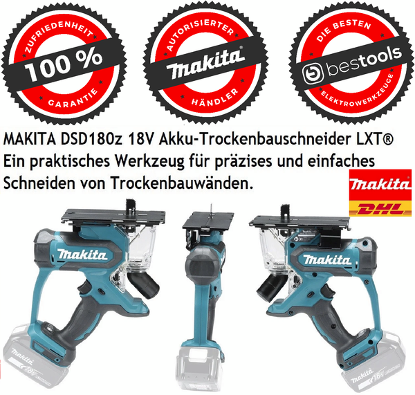 Makita Dsd180Z 18V Akku-Trockenbauschneider Lxt® Solo Wersion Ohne Akku ⭐⭐-image
