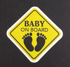 Baby On Board Sign Sticker 2.25" A