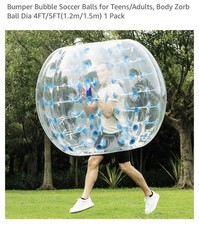Inflatable Bumper Balls for Adults Teens 5 FT, Bubble Soccer Ball for Adults