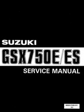 Suzuki GSX750E, ES '83-'86 Service Manual (99500-37025-01E)