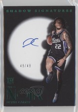 2024-25 Panini Noir Shadow Signatures Holo Green 49/49 Devin Carter Auto 10yl