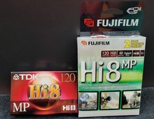 Fujifilm Hi8 MP Videocassette 2-Pack P6-120 Minutes TDK Hi8 MP 120 Minutes