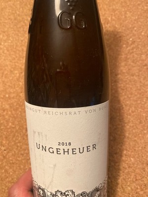 VDP GG  2018 Forster Ungeheuer Reichsrat von Buhl Deidesheim bio vegan