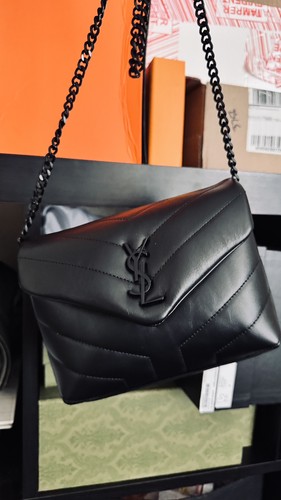 Saint Laurent YSL Toy LouLou schwarz mit schwarzen Beschlägen - Top Zustand  - Bild 4 von 11