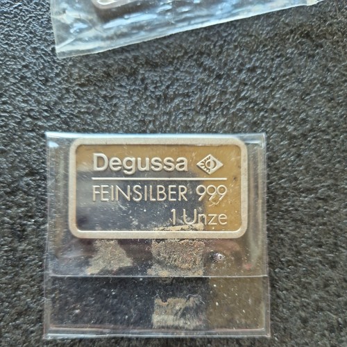 Degussa Silberbarren 1 Unze - 999 Feinsilber - München Frauenkirche