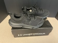 New Womens Under Armour UA Charged Assert 10 Black Running Shoes. Size 6. Nice