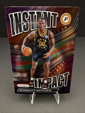 Bennedict Mathurin #19 Prizm Instant Impact NBA Basketball 2022-23 Indiana Pacer