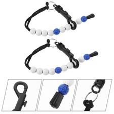 2Pcs Beaded Golf Score Keeper for Golf Stroke Counting Easy to Carry