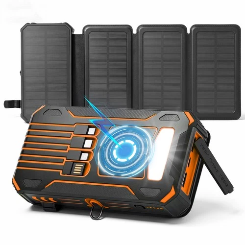 48000mAh Super Solar Power Bank Portable External Battery Wireless Fast Charging - product listing photo