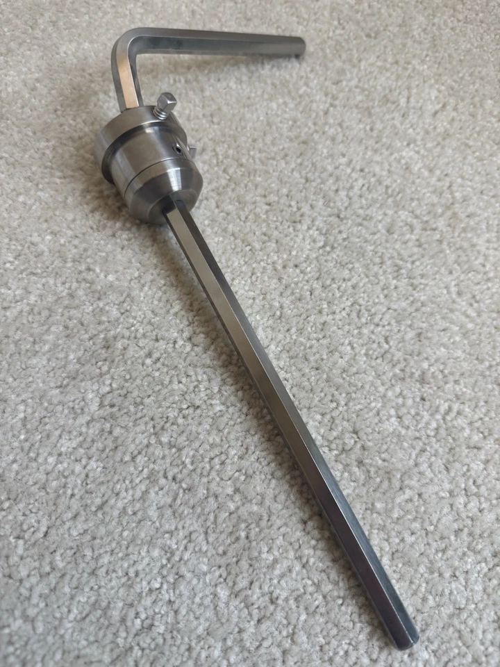 Rogers Swivo HEX Reproduction L Arm Tom Drum Mount Bracket 7 1/2 x 4 1/2” - Image 2 of 4