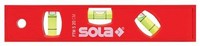 Sola Torpedowasserwaage PTM 5 20Cm ABS Ku.Rot 1,50 Mm/M Magnet - 1430601
