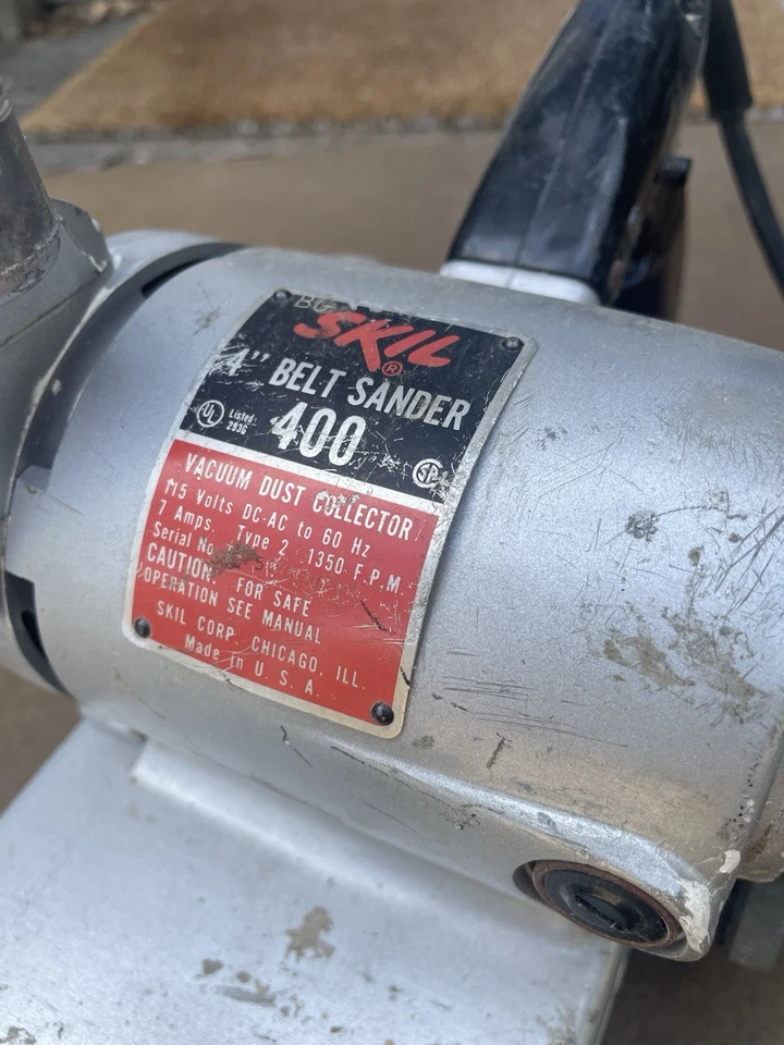 Lijadora de banda Skil modelo 400 probada funciona ver video Foto 3 de 4
