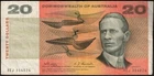 1968 Australia Twenty Dollars Phillips/Randall XEJ 354024 Fine Banknote