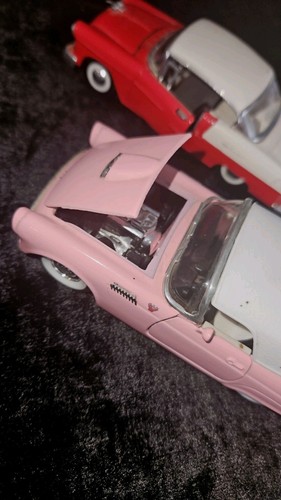 Vintage Diecast Metal 3 Chevy Thunderbird & Chevrolet Cars Pick up Truck - Picture 7 of 9