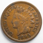 1895 Indian Head Penny Cent Extremely Fine (XF)