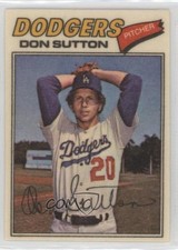 1977 Topps Baseball Patches Cloth Stickers Don Sutton (Two Star Back) HOF 9u0