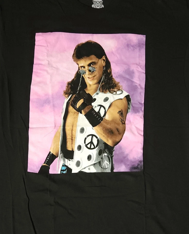 Camiseta Rosa Lucha Libre Ripple Junction WWE WWF Shawn Michaels HBK Legends DX XL Foto 2 de 4