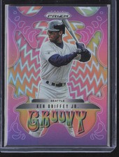 2025 Panini Prizm Baseball Ken Griffey Jr. #9 Groovy Case Hit Mariners