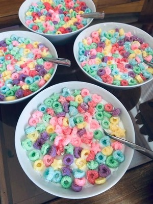 Handgemachte vegane Kokoswachs Fruchtschleifen Müsli 400ml Kerze