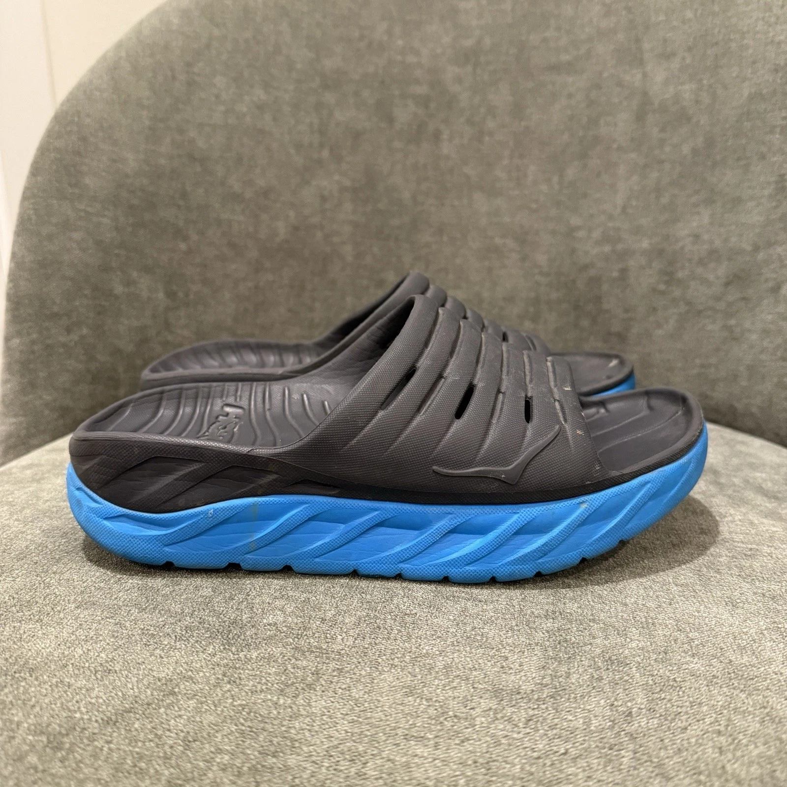 Sandali Hoka One One Ora da recupero slide nero blu scarpe sportive W 7