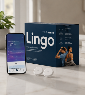 #ad Abbott Lingo CGM Sensors 2 Pack 4 Weeks Use New Factory Sealed FREE Shipping $42.79