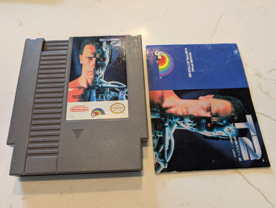 Terminator 2: Judgment Day (Nintendo NES, 1992) T2 NES Authentic
