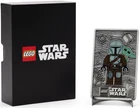 LEGO Star Wars Mandalorian & Grogu Metal Card W/ Stand Case Insiders