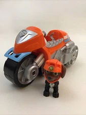 Paw Patrol Moto Pups Zuma Deluxe Pull Back Motorcycle Vehicle And Figure