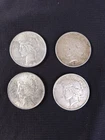 Lot Of 4 Silver Peace Dollars