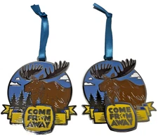 COME FROM AWAY a new MUSICAL BROADWAY + 2 Moose Logo Ornament +2+ NEW!! OFFICIAL