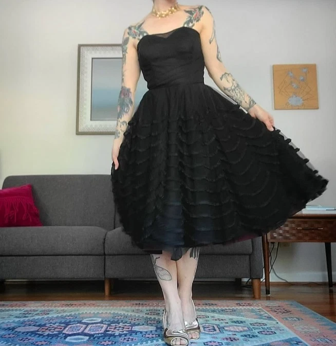 1950s winter dresses 1950s Fashion - Winter Dresses 1954