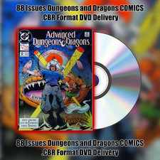 88 Issues Dungeons and Dragons COMICS .CBR AD&D Legend of Drizzt DVD Delivery