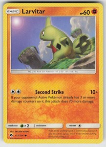 Larvitar 115/214 Lost Thunder Common