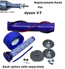 Replacement Parts For Dyson V7 Head Brush Cap Lock Side V Ball Wheels 2 Filters
