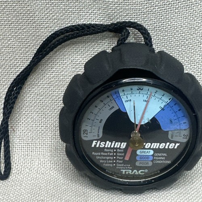 #ad Outdoors Fishing Barometer Adjustable Pressure Change Preowned Works $20.00