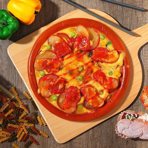 UK NEW Pizza Peel 16 Inch Restaurant-Grade Wooden Pizza Cutting Board HOT - Picture 5 of 10
