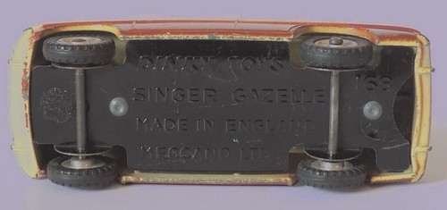 Dinky Toys No.168 Singer Gazelle Car (1959-63) P&P FREE WITHIN UK. - Picture 10 of 10