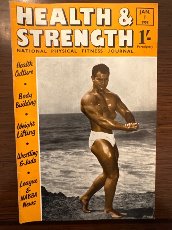 Strength & Health January 1 959 Eddie Silvestre Mr Mexico 