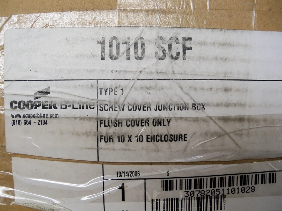 Flush Surface Cover Type 1 1010 SCF Eaton B-Line 10"x10" Steel Gray Lot of 5 - Image 3 of 4