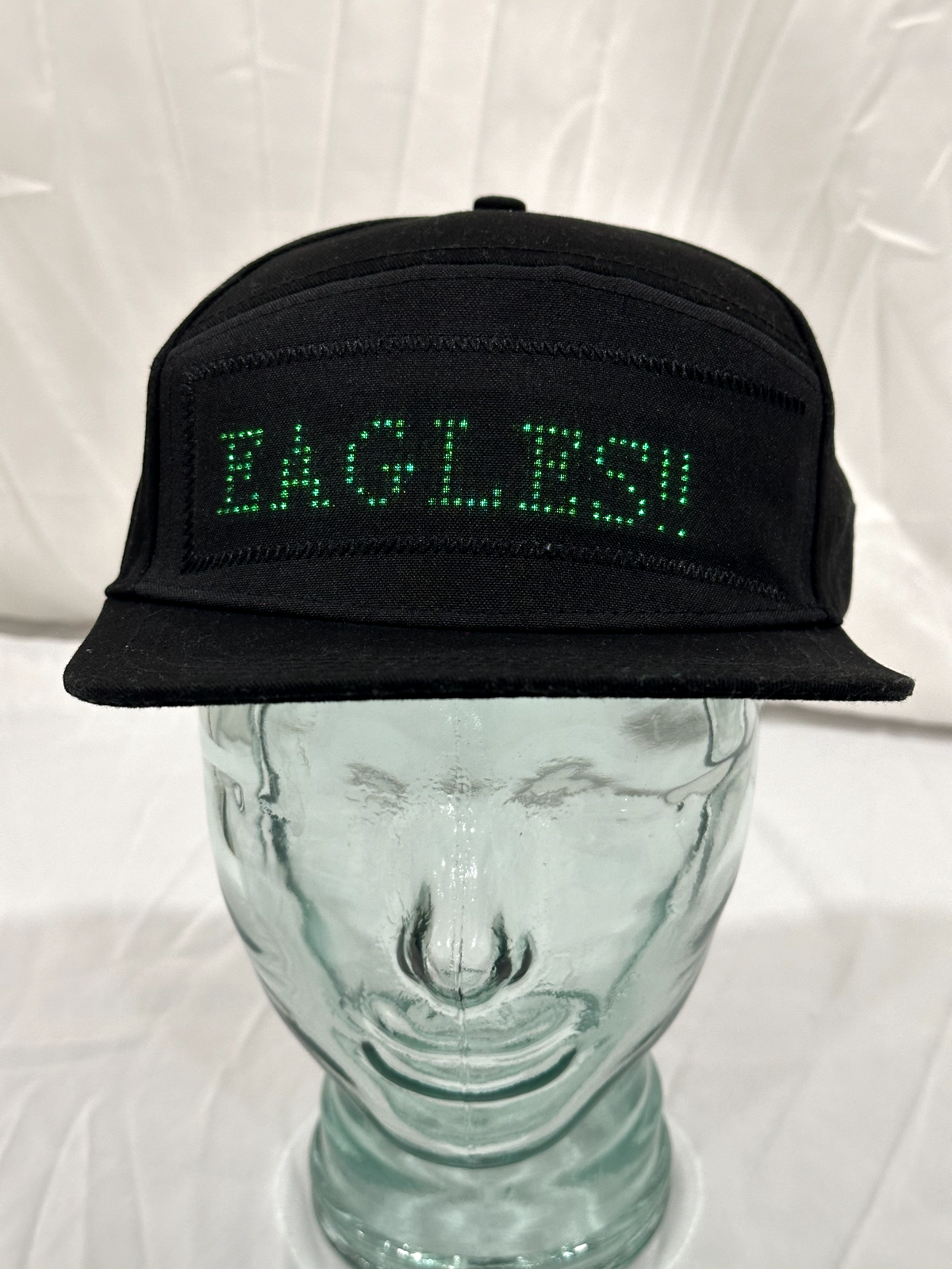 FlyingTeamHats.com LED Snap Back Hat with Custom Display +App